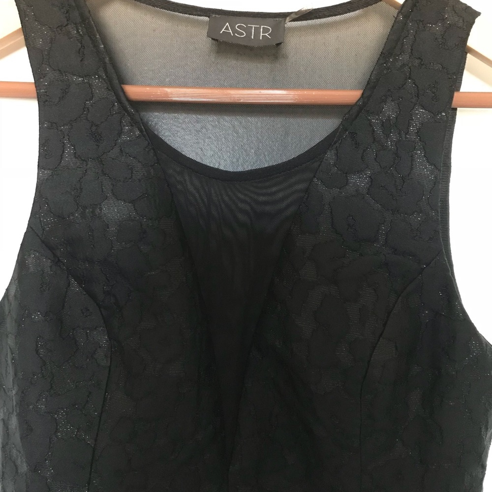 Essential little black dress.